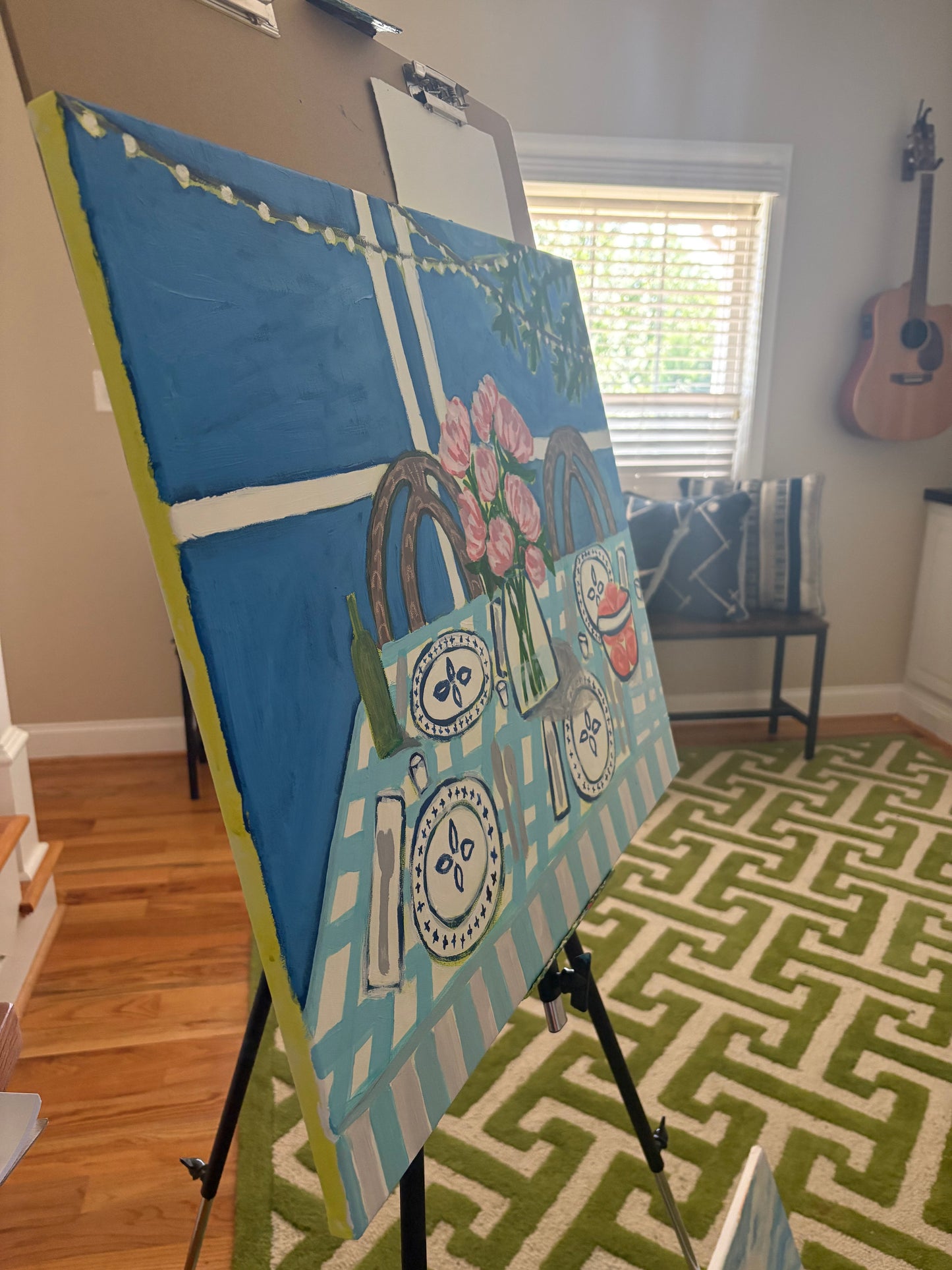 Summer Supper – 24" x 20" Acrylic on Canvas