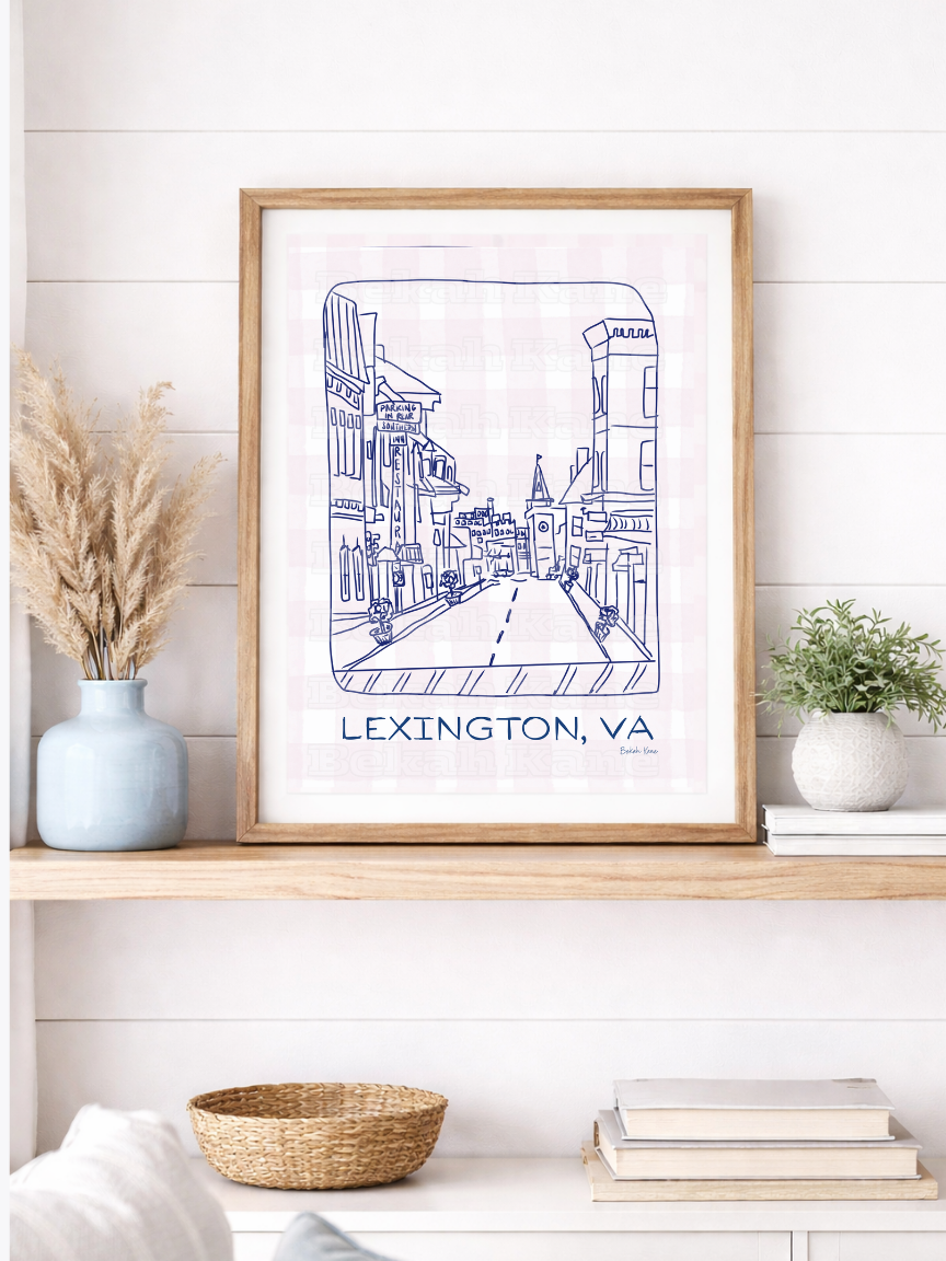 Lexington Sketch - Blush Plaid